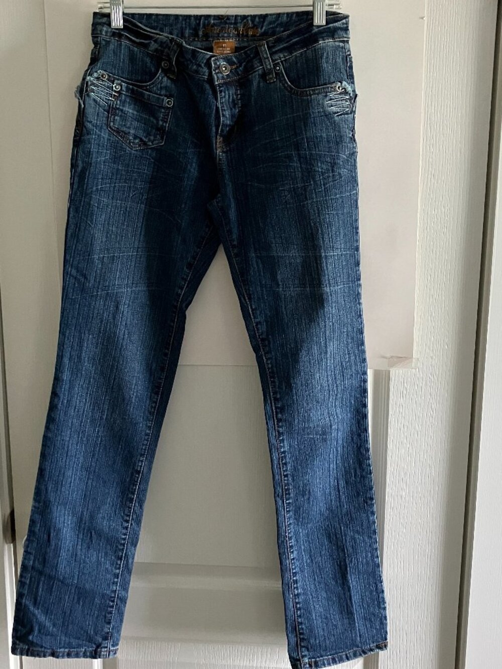 American Cute Jeans Womens Size 11 Long Cute Stylish Trendy Nice New with Tags